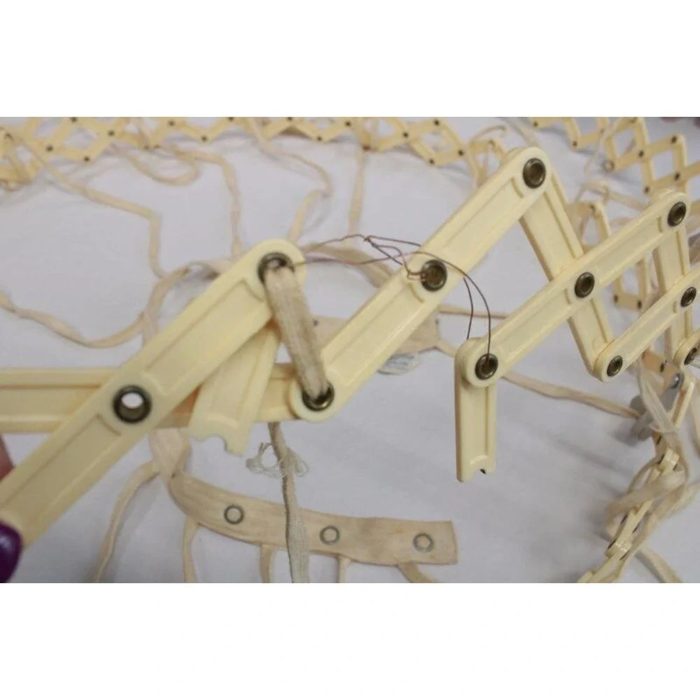 Vintage Collapsible Hoop Skirt Caged Crinoline Frame Belle O' the Ball with Case - Picture 4 of 17